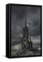 Mystery Gothic Castle Edinburgh-Andreyuu-Framed Stretched Canvas