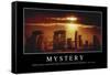 Mystery: Inspirational Quote and Motivational Poster-null-Framed Stretched Canvas