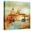 Mystery Of Venice - Artwork In Painting Style-Maugli-l-Stretched Canvas