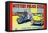Mystery Police Cycle-null-Framed Stretched Canvas