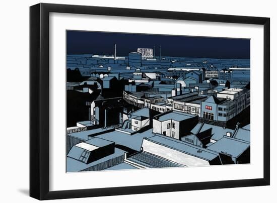 Mystery Power Cut, 2016-Matt Bannister-Framed Giclee Print