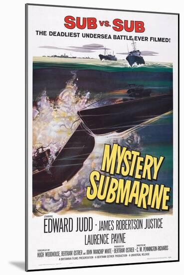 Mystery Submarine 1963-null-Mounted Art Print