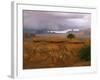 Mystery Valley with Approaching Storm, Arizona, USA-Joanne Wells-Framed Photographic Print