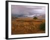 Mystery Valley with Approaching Storm, Arizona, USA-Joanne Wells-Framed Photographic Print