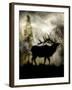 Mystic Elk-LightBoxJournal-Framed Giclee Print