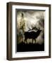 Mystic Elk-LightBoxJournal-Framed Premium Giclee Print