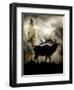 Mystic Elk-LightBoxJournal-Framed Premium Giclee Print
