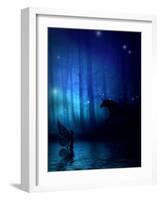 Mystic Forest-Julie Fain-Framed Art Print