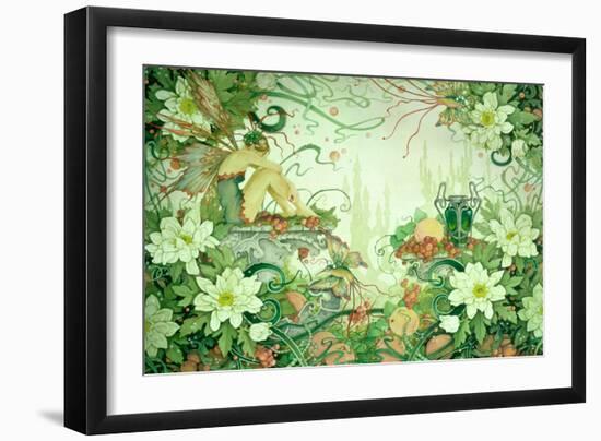 Mystic Garden-Linda Ravenscroft-Framed Giclee Print