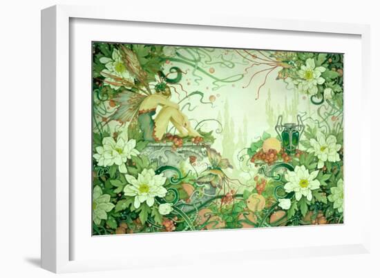 Mystic Garden-Linda Ravenscroft-Framed Giclee Print