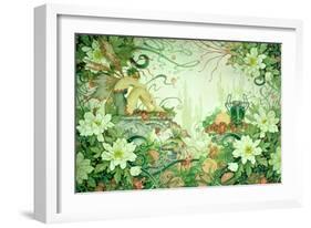 Mystic Garden-Linda Ravenscroft-Framed Giclee Print