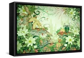 Mystic Garden-Linda Ravenscroft-Framed Stretched Canvas