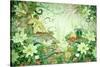 Mystic Garden-Linda Ravenscroft-Stretched Canvas