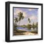 Mystic Lagoon I-Hannah Paulsen-Framed Art Print