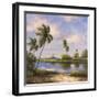 Mystic Lagoon I-Hannah Paulsen-Framed Art Print