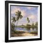 Mystic Lagoon I-Hannah Paulsen-Framed Art Print