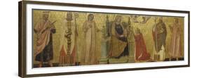 Mystic Marriage of Saint Catherine and Saints, 14th C-null-Framed Premium Giclee Print