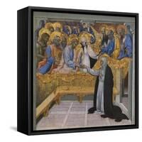 Mystic Marriage of Saint Catherine of Siena-Giovanni di Paolo-Framed Stretched Canvas