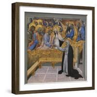 Mystic Marriage of Saint Catherine of Siena-Giovanni di Paolo-Framed Art Print