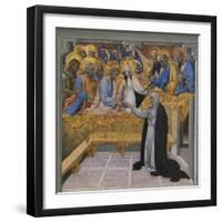 Mystic Marriage of Saint Catherine of Siena-Giovanni di Paolo-Framed Art Print