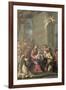 Mystic Marriage of St. Catherine, 1716-Giovanni Gioseffo Da Sole-Framed Giclee Print