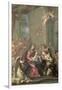 Mystic Marriage of St. Catherine, 1716-Giovanni Gioseffo Da Sole-Framed Giclee Print