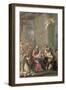 Mystic Marriage of St. Catherine, 1716-Giovanni Gioseffo Da Sole-Framed Giclee Print
