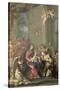 Mystic Marriage of St. Catherine, 1716-Giovanni Gioseffo Da Sole-Stretched Canvas