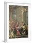 Mystic Marriage of St. Catherine, 1716-Giovanni Gioseffo Da Sole-Framed Giclee Print