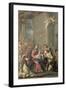 Mystic Marriage of St. Catherine, 1716-Giovanni Gioseffo Da Sole-Framed Giclee Print