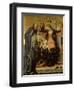 Mystic Marriage of St. Catherine, Detail (Panel)-Lorenzo da Sanseverino-Framed Giclee Print
