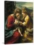 Mystic Marriage of St Catherine of Alexandria-Antonio Allegri Da Correggio-Stretched Canvas