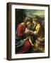 Mystic Marriage of St Catherine of Alexandria-Antonio Allegri Da Correggio-Framed Giclee Print