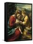 Mystic Marriage of St Catherine of Alexandria-Antonio Allegri Da Correggio-Framed Stretched Canvas