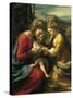 Mystic Marriage of St Catherine of Alexandria-Antonio Allegri Da Correggio-Stretched Canvas