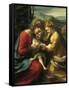 Mystic Marriage of St Catherine of Alexandria-Antonio Allegri Da Correggio-Framed Stretched Canvas