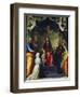 Mystic Marriage of St. Catherine of Siena, in the Presence of Eight Saints-Fra Bartolomeo-Framed Giclee Print