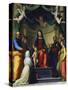 Mystic Marriage of St. Catherine of Siena, in the Presence of Eight Saints-Fra Bartolomeo-Stretched Canvas