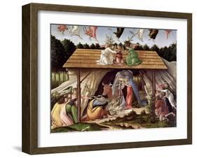 Mystic Nativity, 1500-Sandro Botticelli-Framed Giclee Print