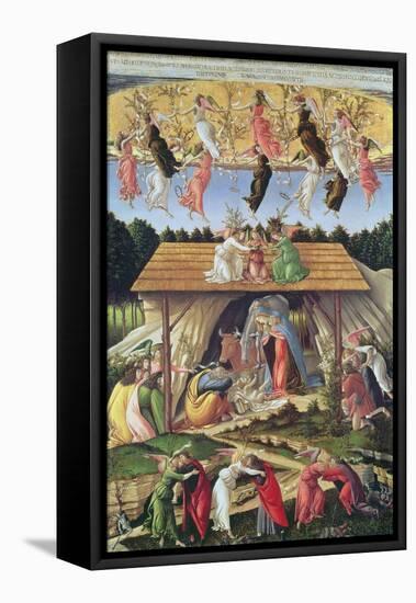 Mystic Nativity-Sandro Botticelli-Framed Stretched Canvas