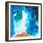 Mystical Blue 1-Joyce Combs-Framed Art Print
