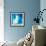 Mystical Blue 1-Joyce Combs-Framed Art Print displayed on a wall