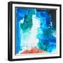 Mystical Blue 1-Joyce Combs-Framed Art Print