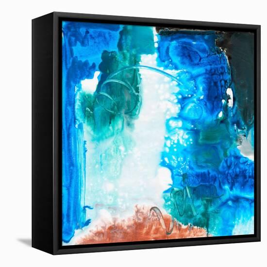 Mystical Blue 1-Joyce Combs-Framed Stretched Canvas