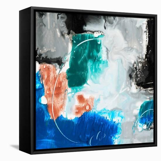 Mystical Blue 2-Joyce Combs-Framed Stretched Canvas