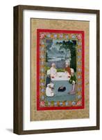 Mystical Conversation Between Sufic Sheikhs (Miniature)-null-Framed Giclee Print