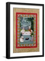 Mystical Conversation Between Sufic Sheikhs (Miniature)-null-Framed Giclee Print