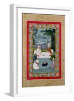 Mystical Conversation Between Sufic Sheikhs (Miniature)-null-Framed Giclee Print