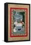 Mystical Conversation Between Sufic Sheikhs (Miniature)-null-Framed Stretched Canvas