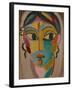 Mystical Head: Head of a Girl, 1918-Alexej Von Jawlensky-Framed Giclee Print